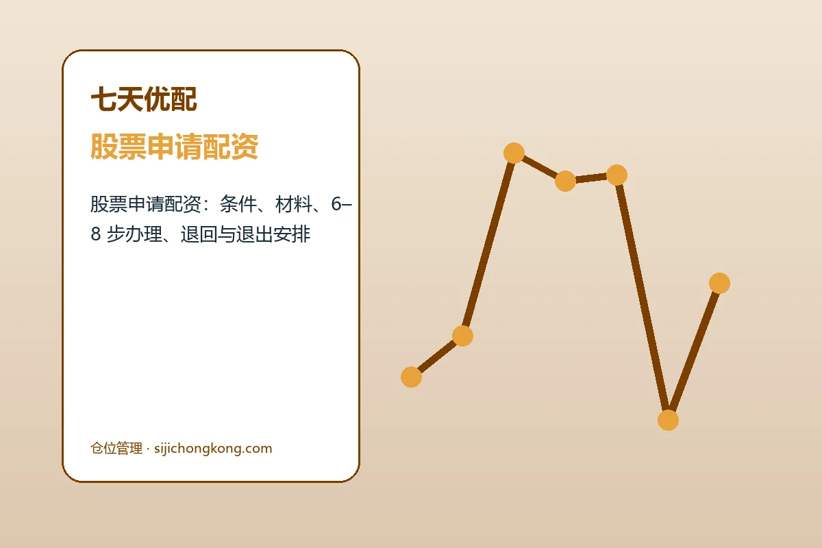 七天优配配资服务办理流程示意